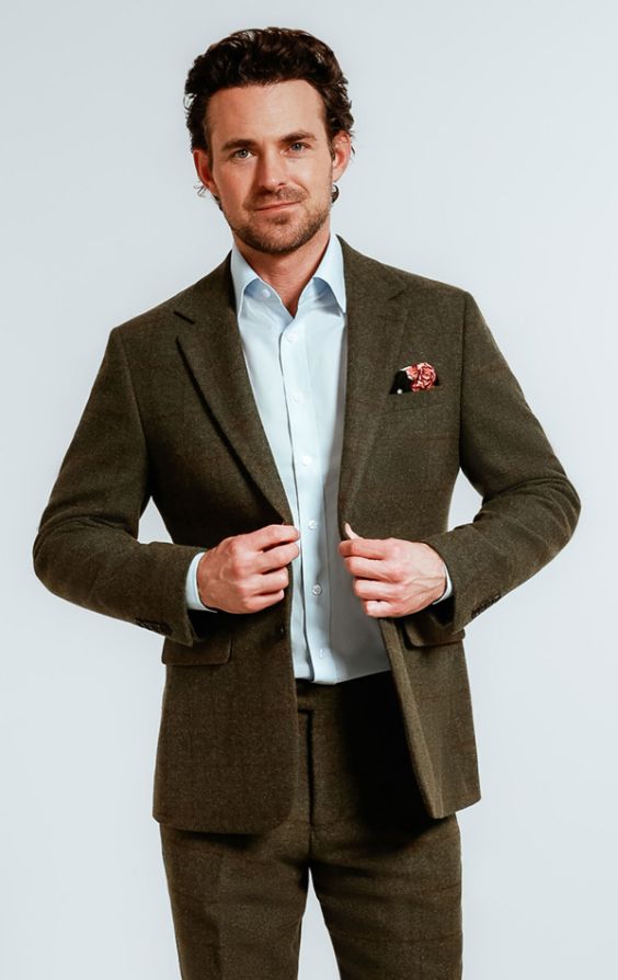 Veste tweed online carreaux