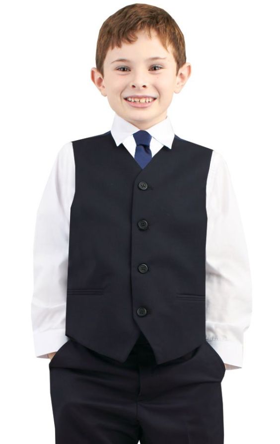 Gilet garçon sales bleu marine