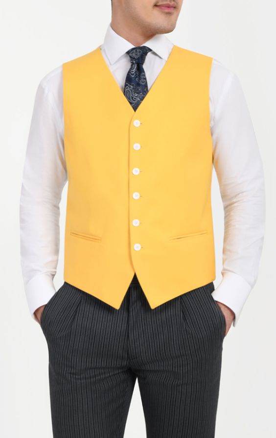 Dobell Gilet de Jaquette Jaune Moutarde | Dobell