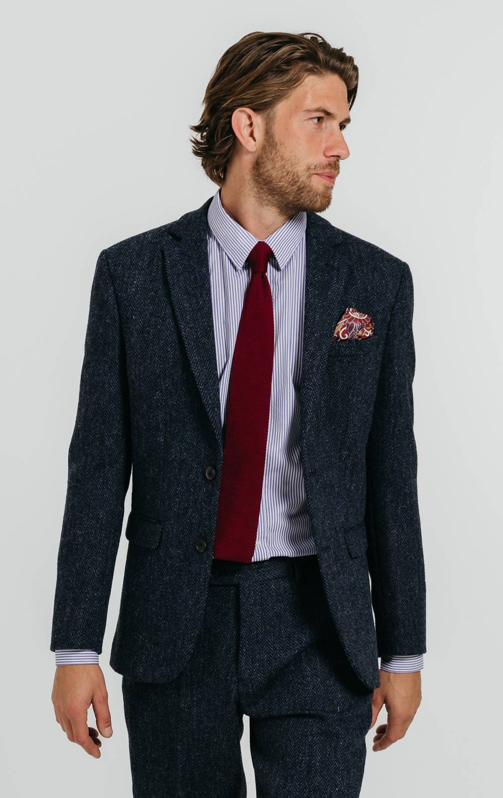 Veste avec col en velours côtelé - Bleu marine - FEMME | H&M FR Veste avec col en velours côtelé - Bleu marine - FEMME | H&M FR