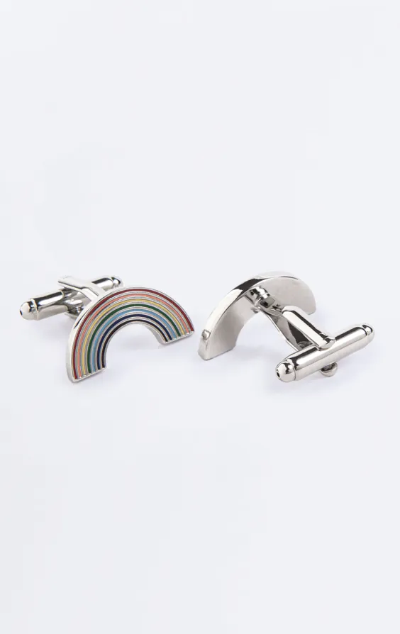 Boutons de manchette arc-en-ciel - photo 1