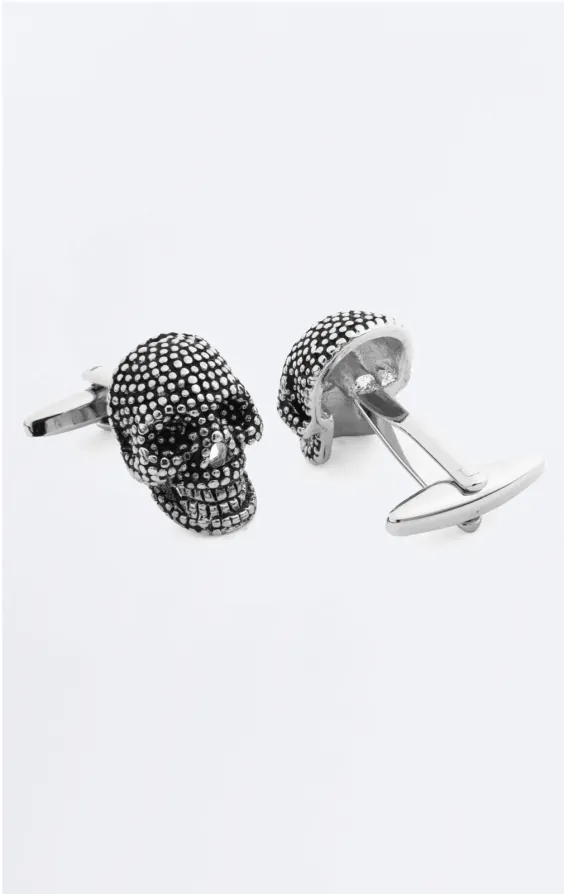 Boutons de manchette tête de mort - photo 1