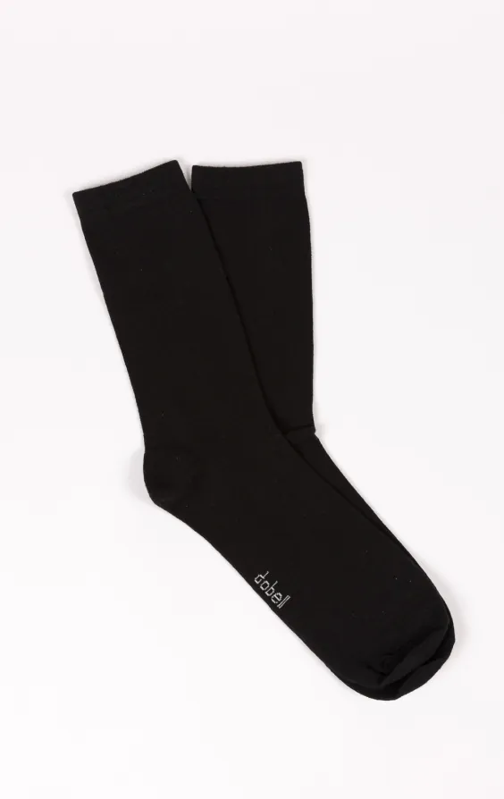 Chaussettes en coton riche noir Chaussettes en coton riche noir
