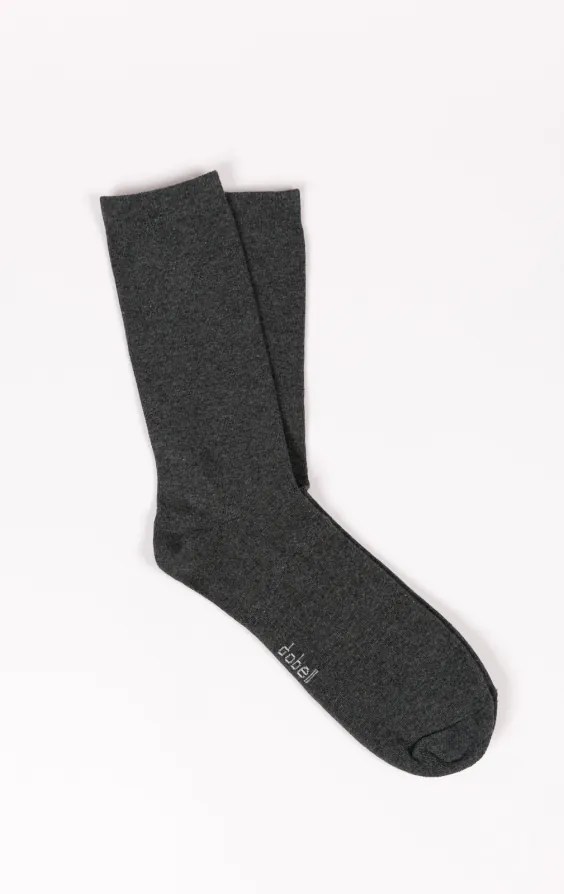 Chaussettes en coton riche gris foncé Chaussettes en coton riche gris foncé