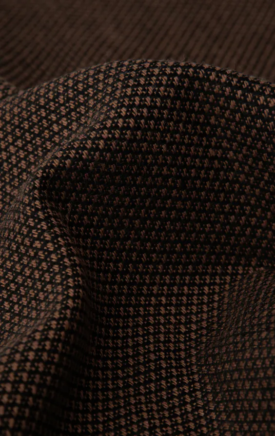 Pochette tissée marron - photo 1