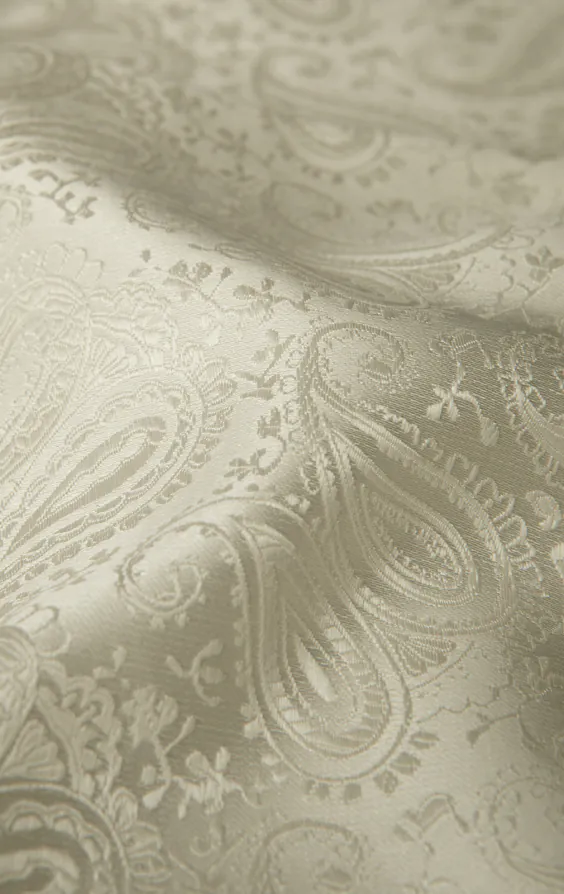 Pochette crème à motif cachemire - photo 1