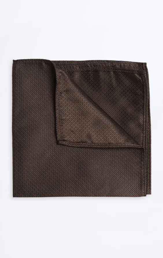 Pochette texturée à marron