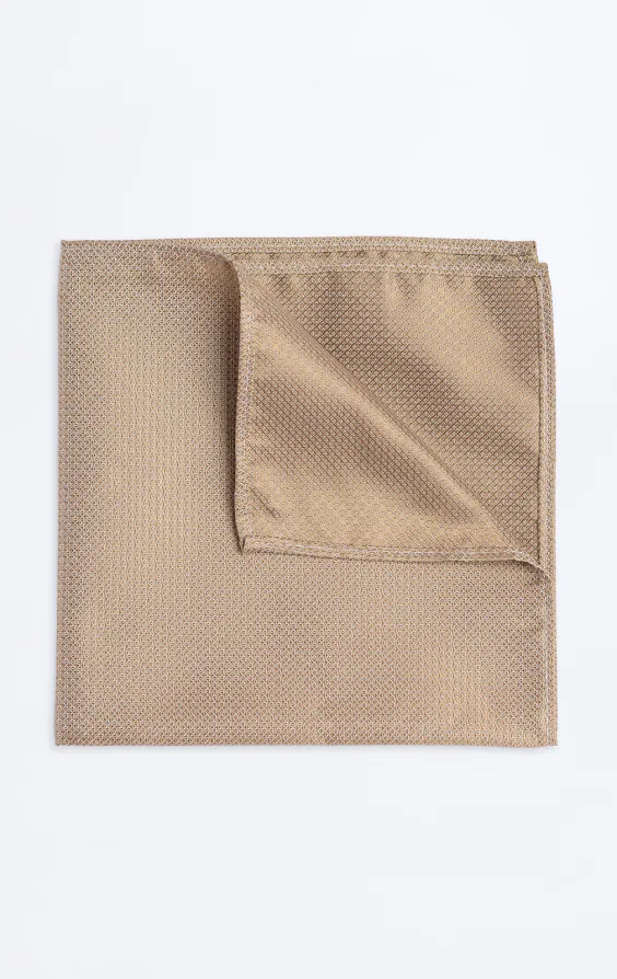 Pochette texturée à taupe