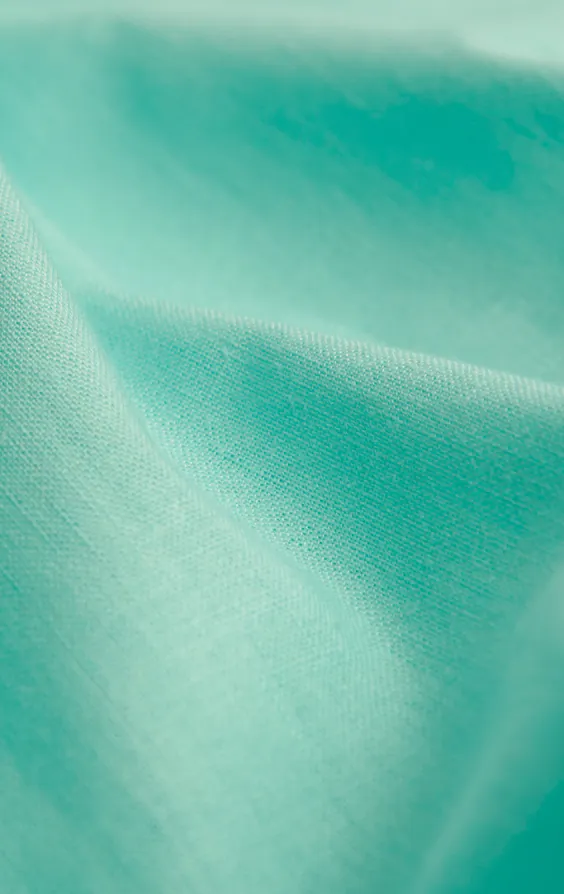 Chemise en lin aqua - photo 4