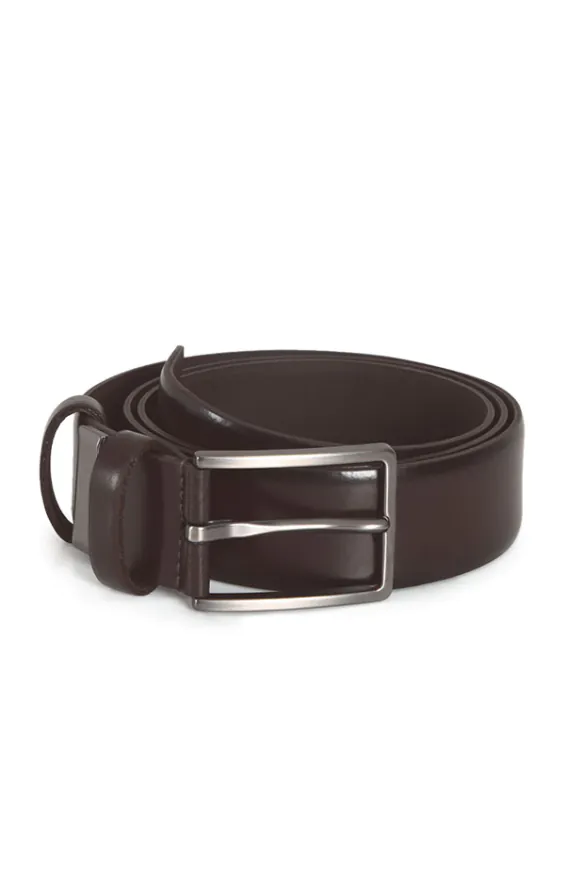Ceinture en cuir marron - photo 1