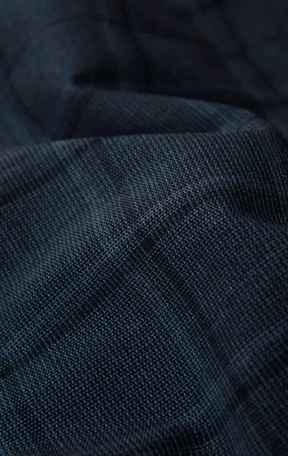 Pantalon de costume à carreaux à fenêtre bleu audacieux - photo 3