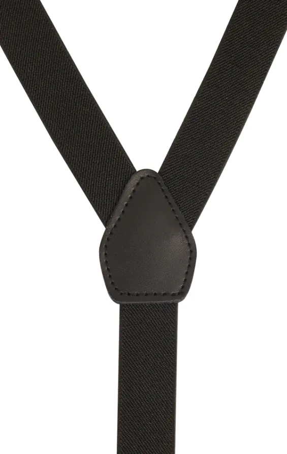 Bretelles De Luxe Slim Noires - 25mm - photo 2