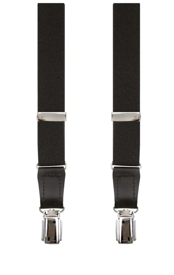 Bretelles De Luxe Slim Noires - 25mm - photo 1