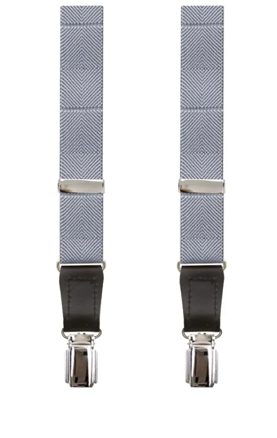 Bretelles De Luxe Slim Argent - 25mm - photo 1