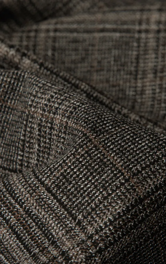 Pantalon de costume à carreaux marron - photo 3 Pantalon de costume à carreaux marron - photo 3