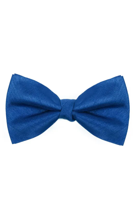 Nœud Papillon en Doupion Bleu Roi
