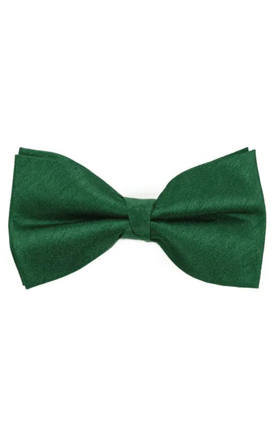 Nœud Papillon en Doupion Vert Anglais Nœud Papillon en Doupion Vert Anglais