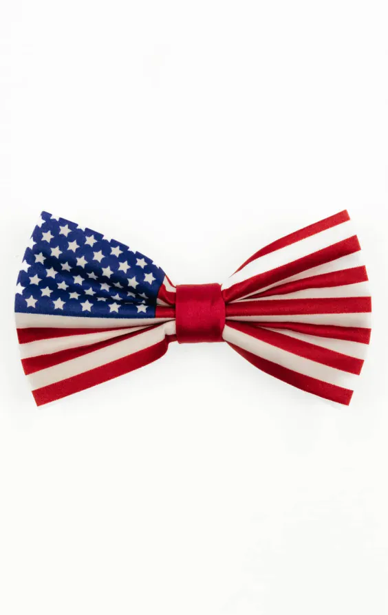 Nœud Papillon Pré-Noué Motif Drapeau USA