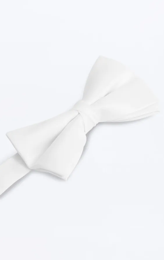 Nœud Papillon Blanc (Pré-Noué & A Nouer) - photo 1 Nœud Papillon Blanc (Pré-Noué & A Nouer) - photo 1