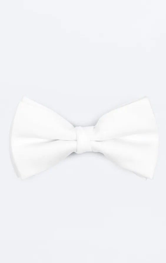 Nœud Papillon Blanc (Pré-Noué & A Nouer) Nœud Papillon Blanc (Pré-Noué & A Nouer)