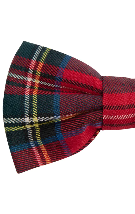 Nœud Papillon Rouge Pré-Noué Motif Tartan - photo 1 Nœud Papillon Rouge Pré-Noué Motif Tartan - photo 1
