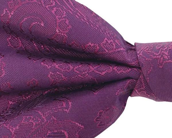 Nœud Papillon Violet Motif Cachemire Garçon - photo 1