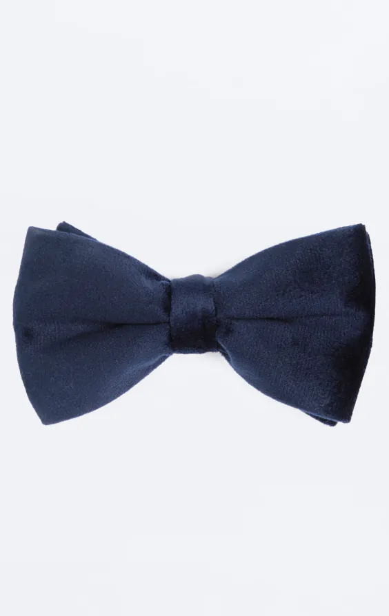 Nœud Papillon Velours Bleu Marine Nœud Papillon Velours Bleu Marine