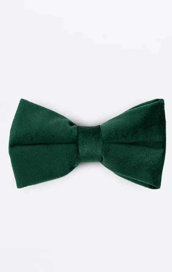 Nœud Papillon Velours Vert Nœud Papillon Velours Vert