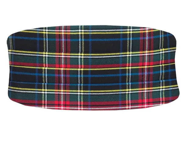 Dobell Ceinture de Smoking Vert Tartan