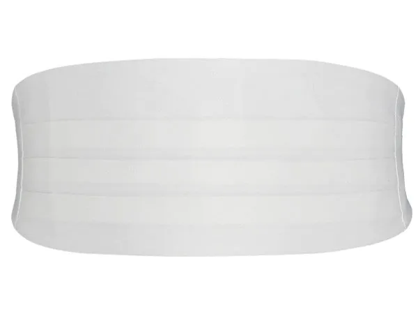 Ceinture de Smoking Blanche Ceinture de Smoking Blanche
