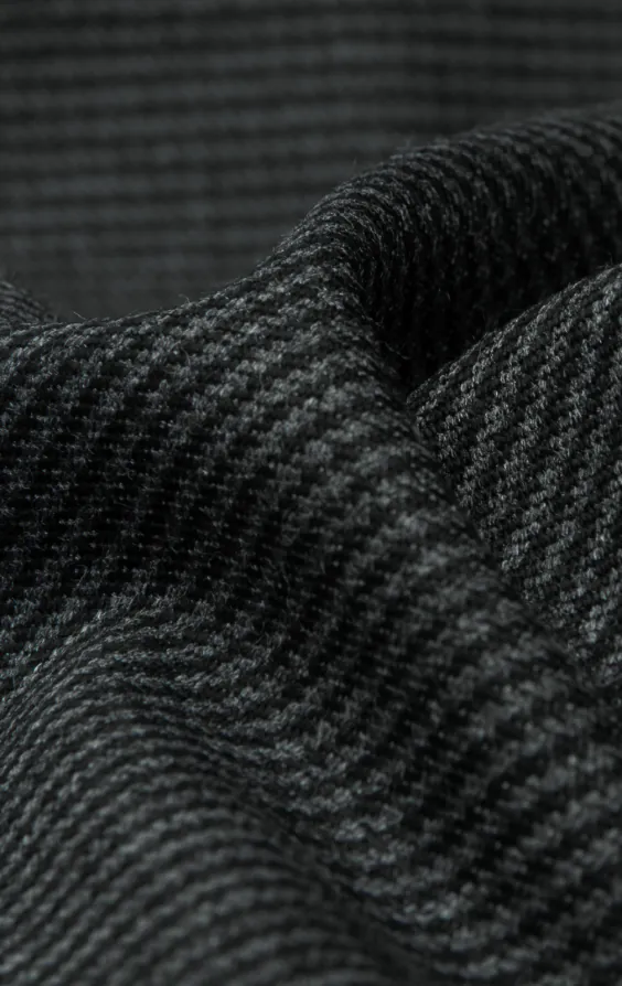 Gilet à carreaux puppytooth anthracite - photo 3