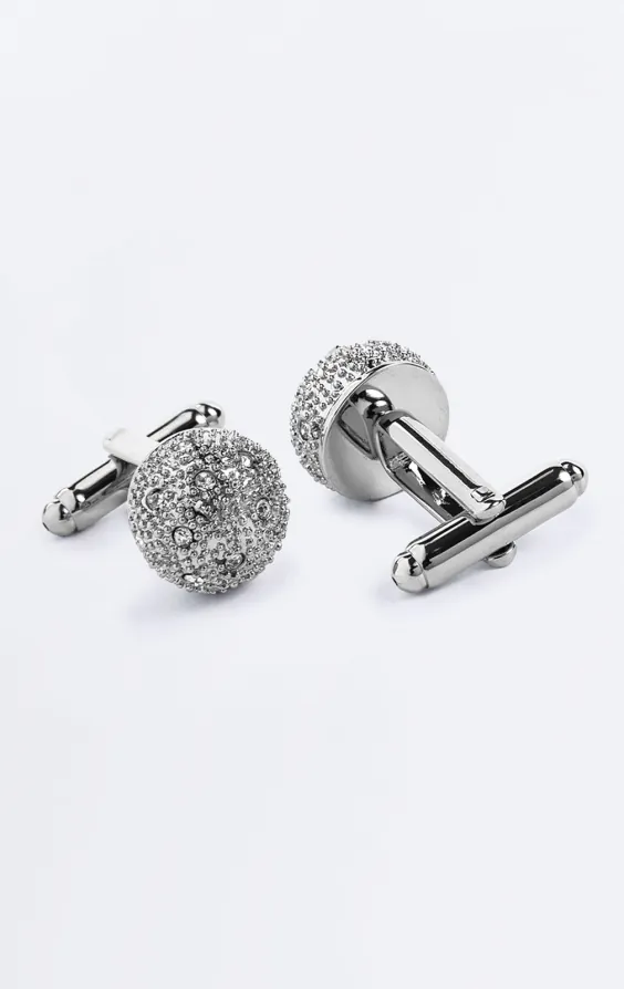 Boutons de Manchette - Boule Chrome - photo 1