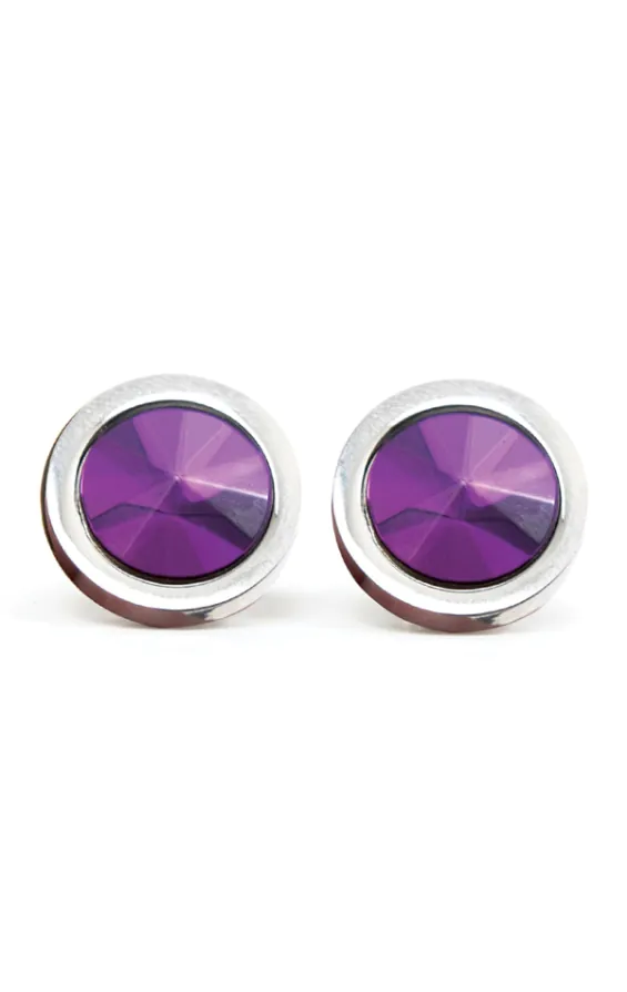 Boutons de Manchette - Cercle Violet - photo 2
