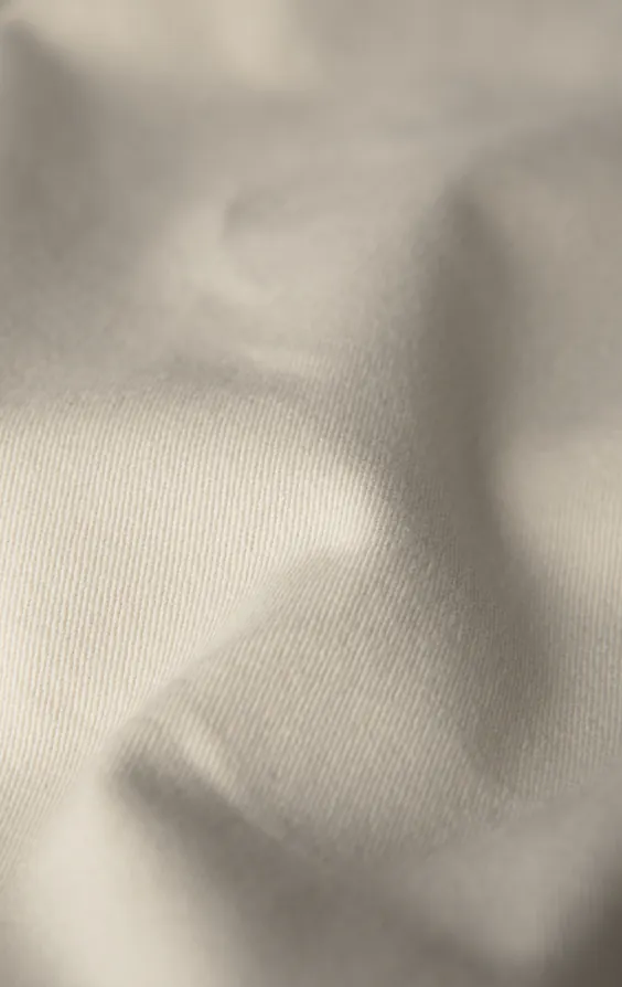 Veste en coton sergé crème - photo 6