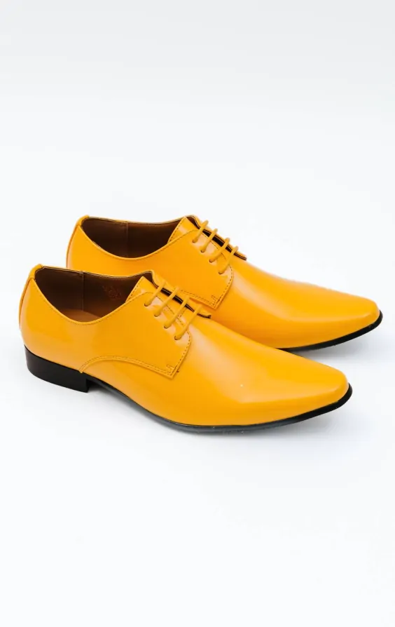Chaussures Habillees Vernies Jaune Style Contemporain Dobell
