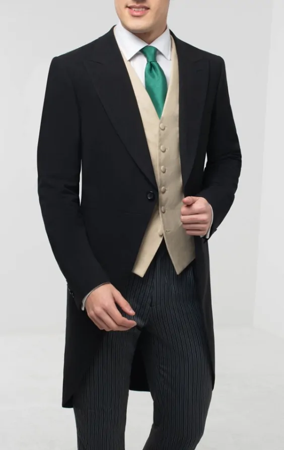 Costume de Ceremonie gilet chemise habillee et cravate Dobell