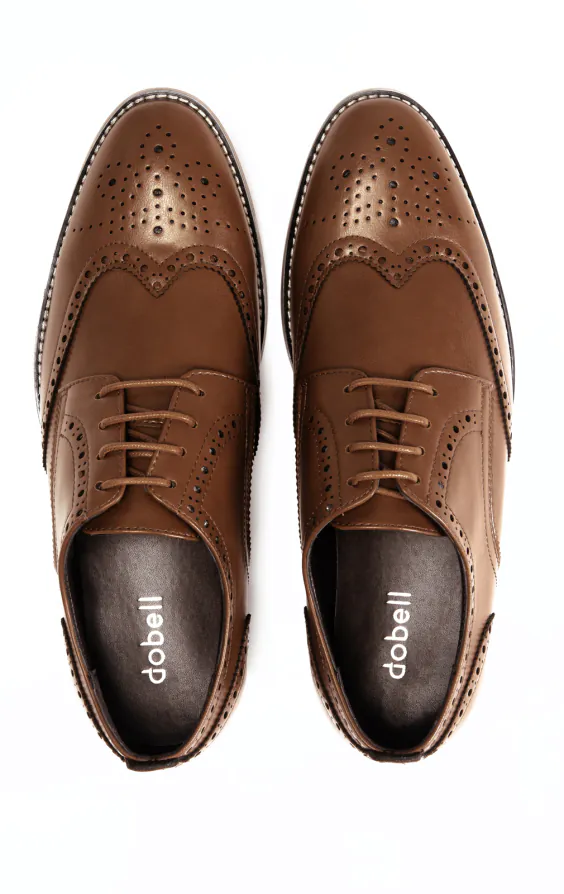 Chaussures Derby brogue tan - photo 2
