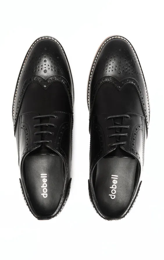 Chaussures Derby brogue noires - photo 2