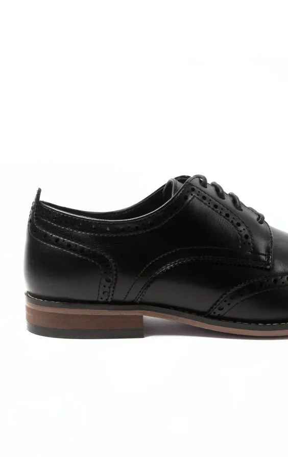 Chaussures Derby brogue noires - photo 4