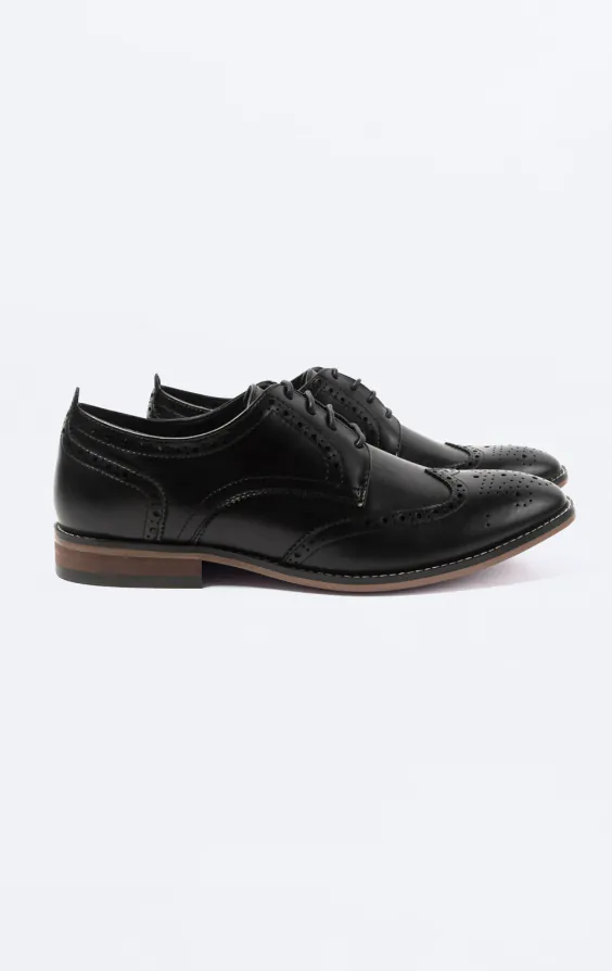 Chaussures Derby brogue noires