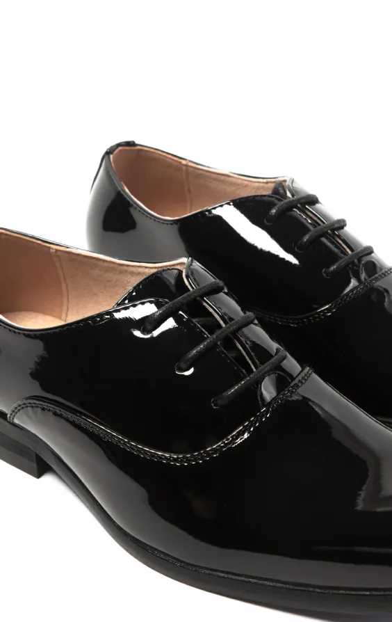 Chaussures Noires Garçon Classiques - photo 3