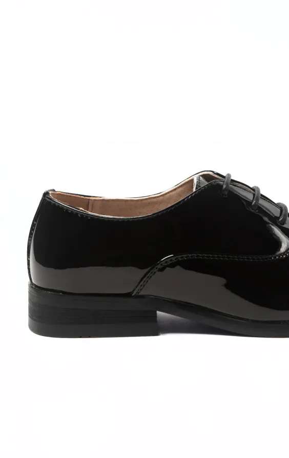 Chaussures Noires Garçon Classiques - photo 4