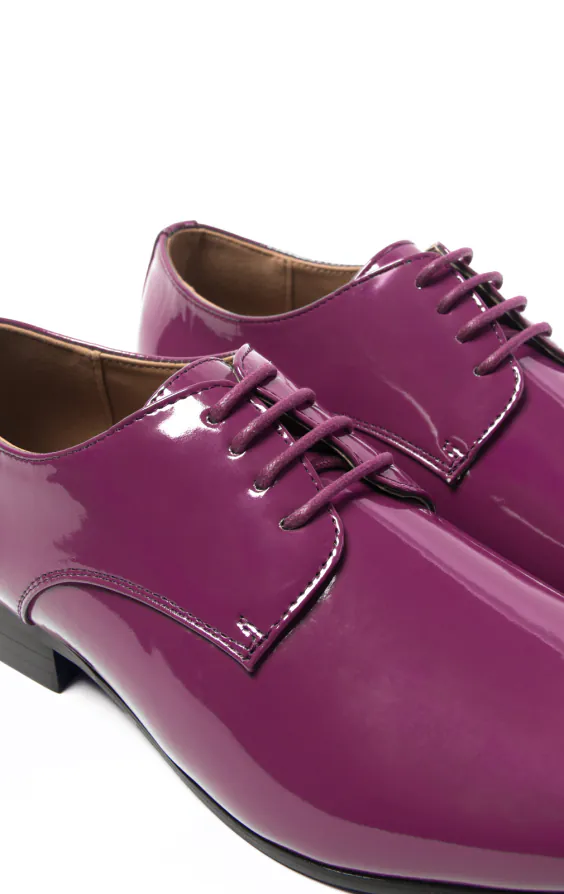 Chaussures Habillées Contemporaines Violette Vernies - photo 3