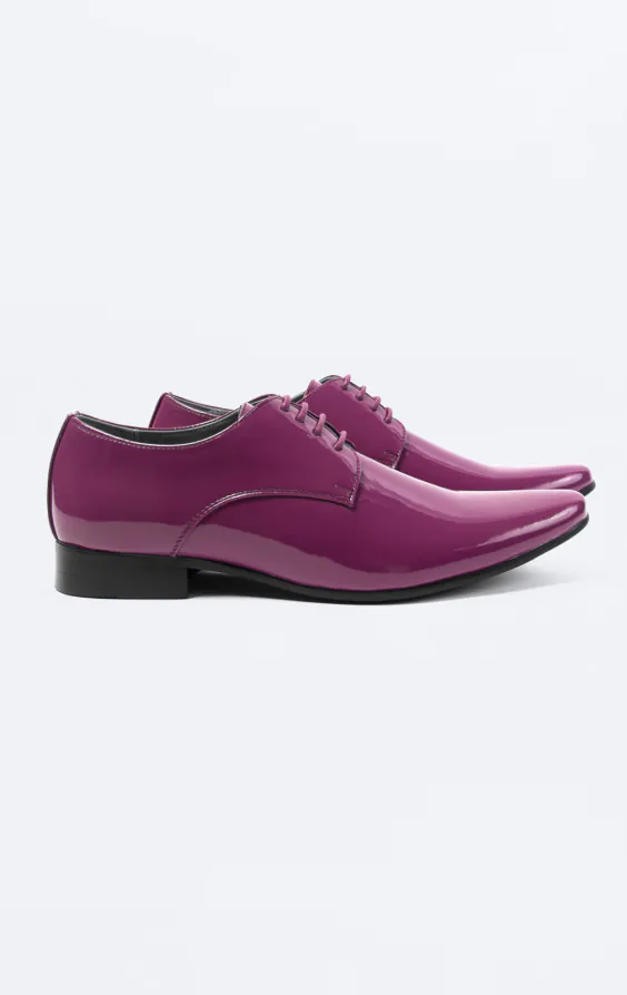 Chaussures Habillées Contemporaines Violette Vernies