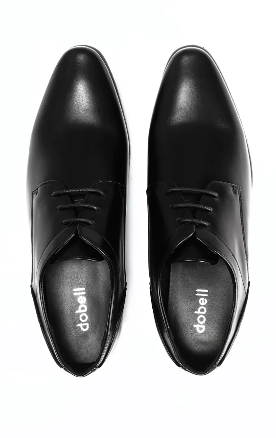 Chaussures Derby unies noires - photo 2
