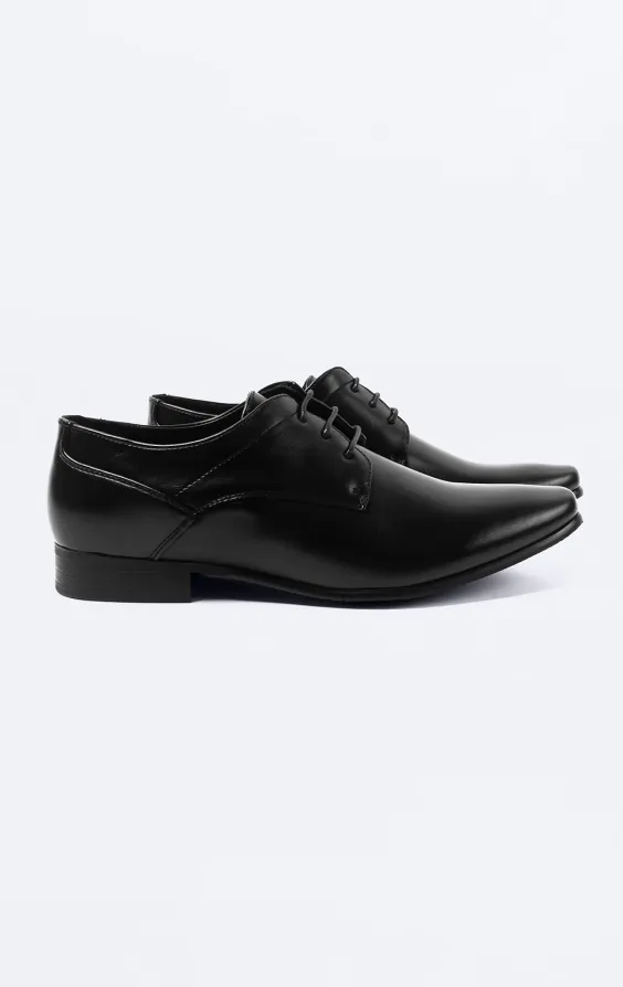 Chaussures Derby unies noires