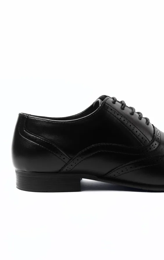 Chaussures Oxford brogue noires - photo 4