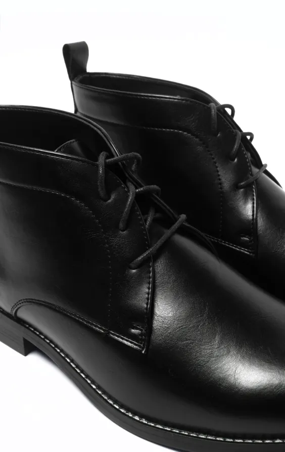 Bottines chukka en dentelle noires - photo 3