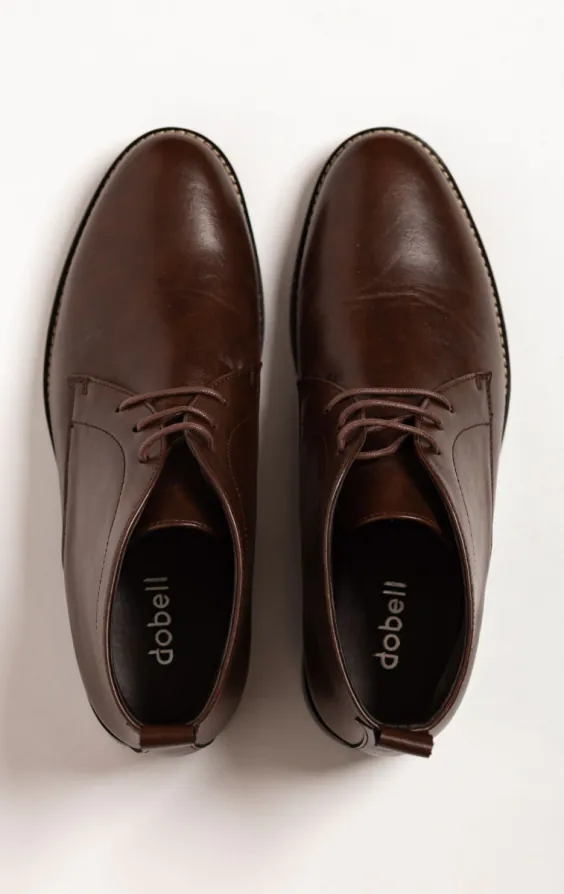 Bottines chukka en dentelle marron foncé - photo 3