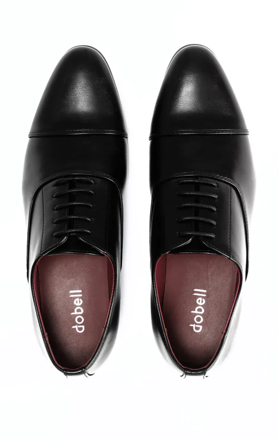 Chaussures à bouts ronds en toile noire - photo 2